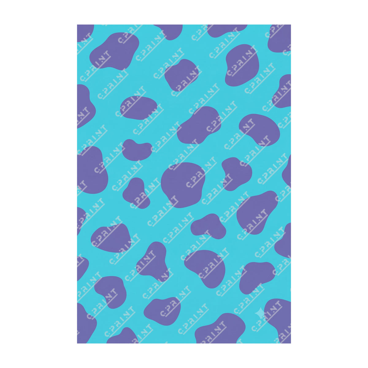 Cow Print Backdrop