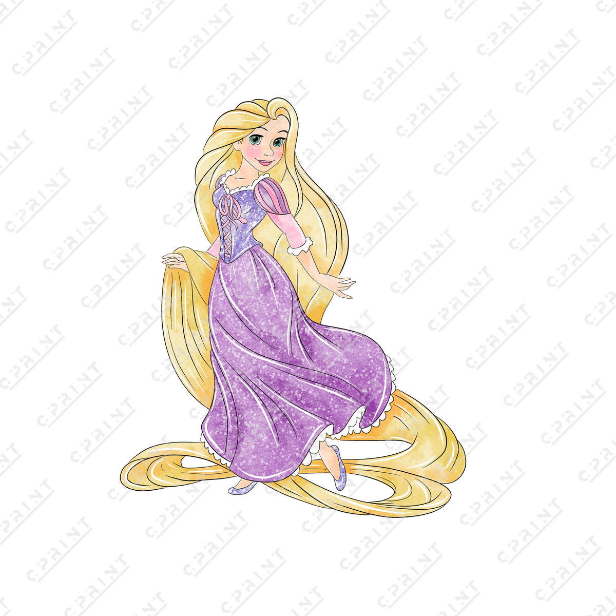 ANIMATED PRINCESS CUT OUT