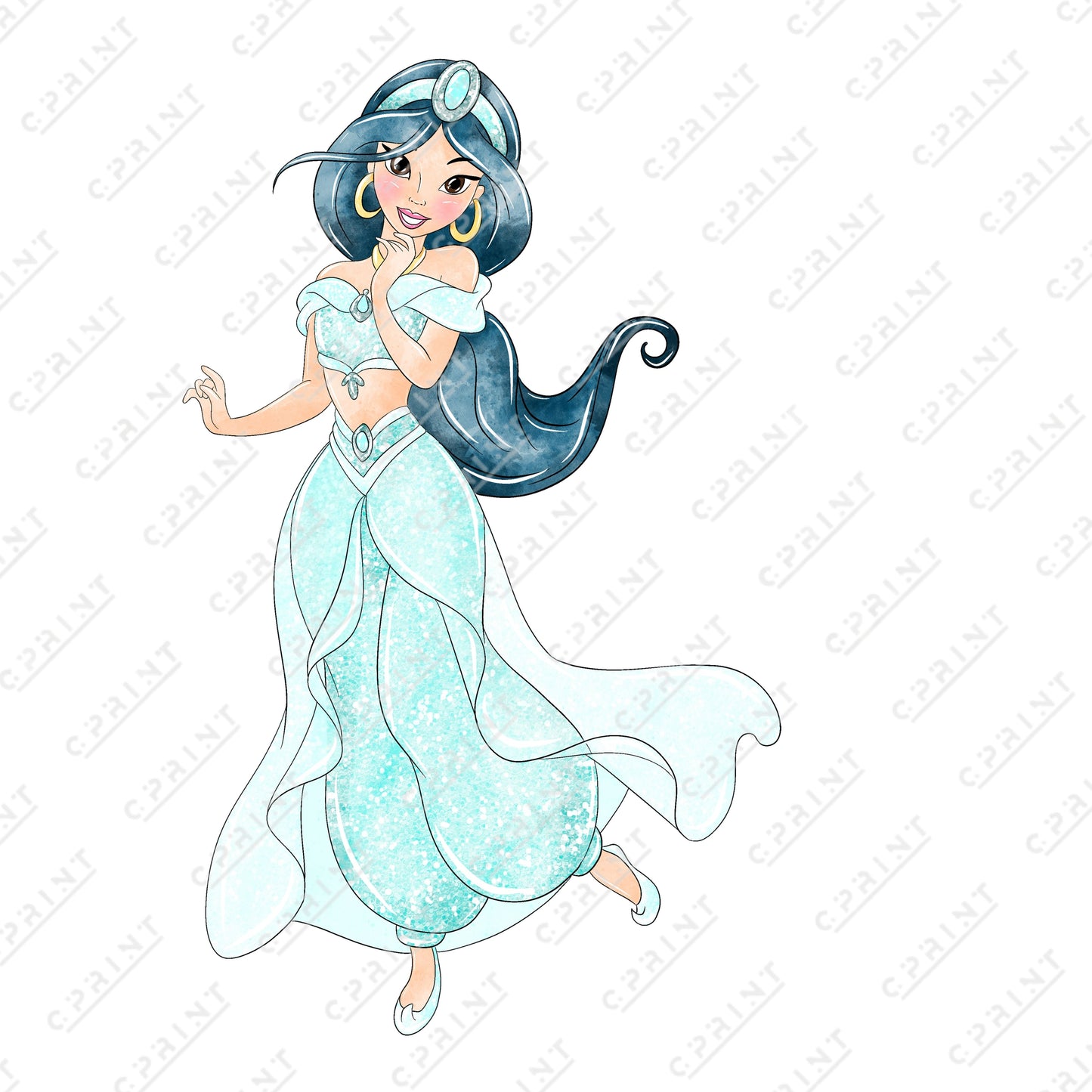 ALADDIN PRINCESS CUT OUT