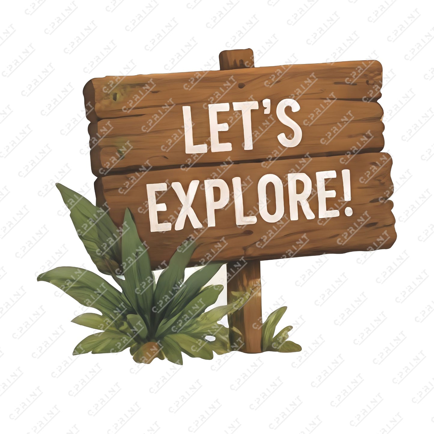 Dino Adventure Let´s Explore Custom Character Cut-Out