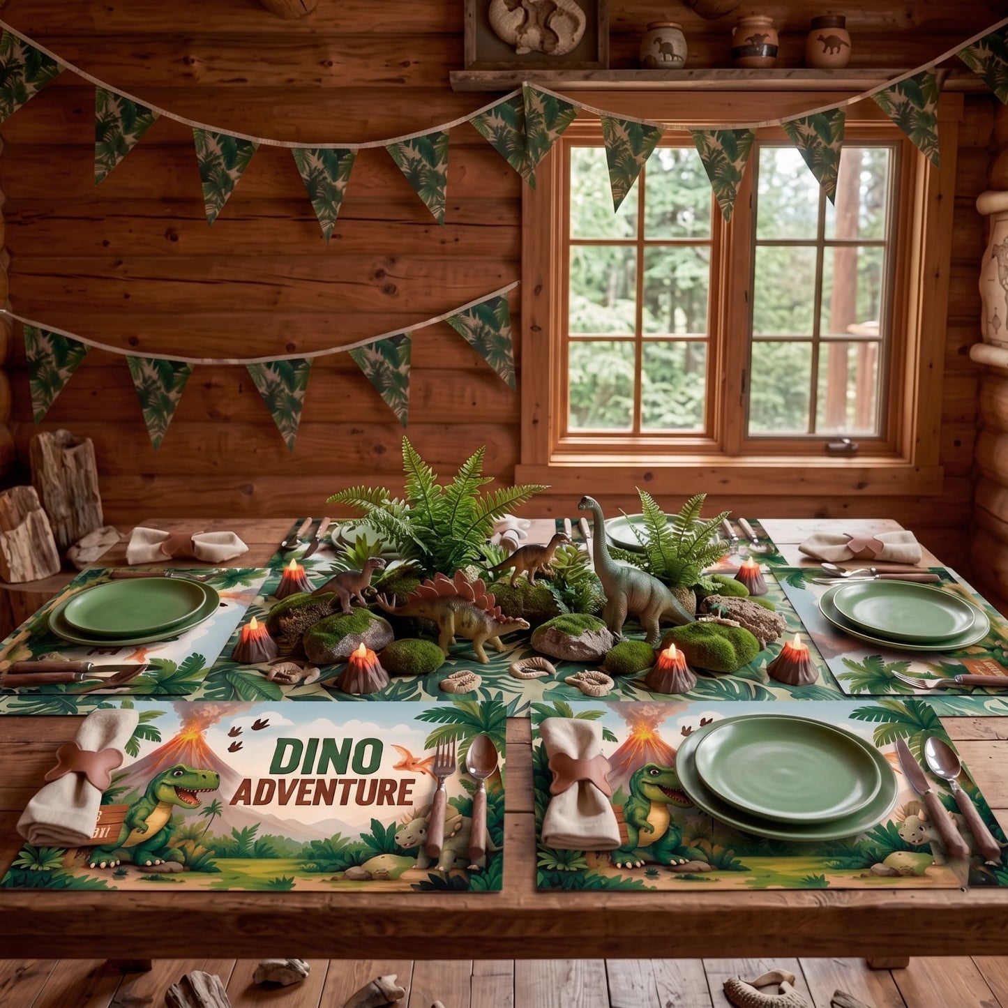 Dino Adventure Party Placemats