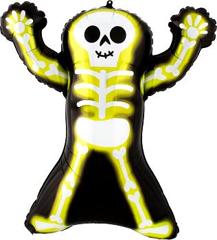 Halloween Neon Skelly 30"