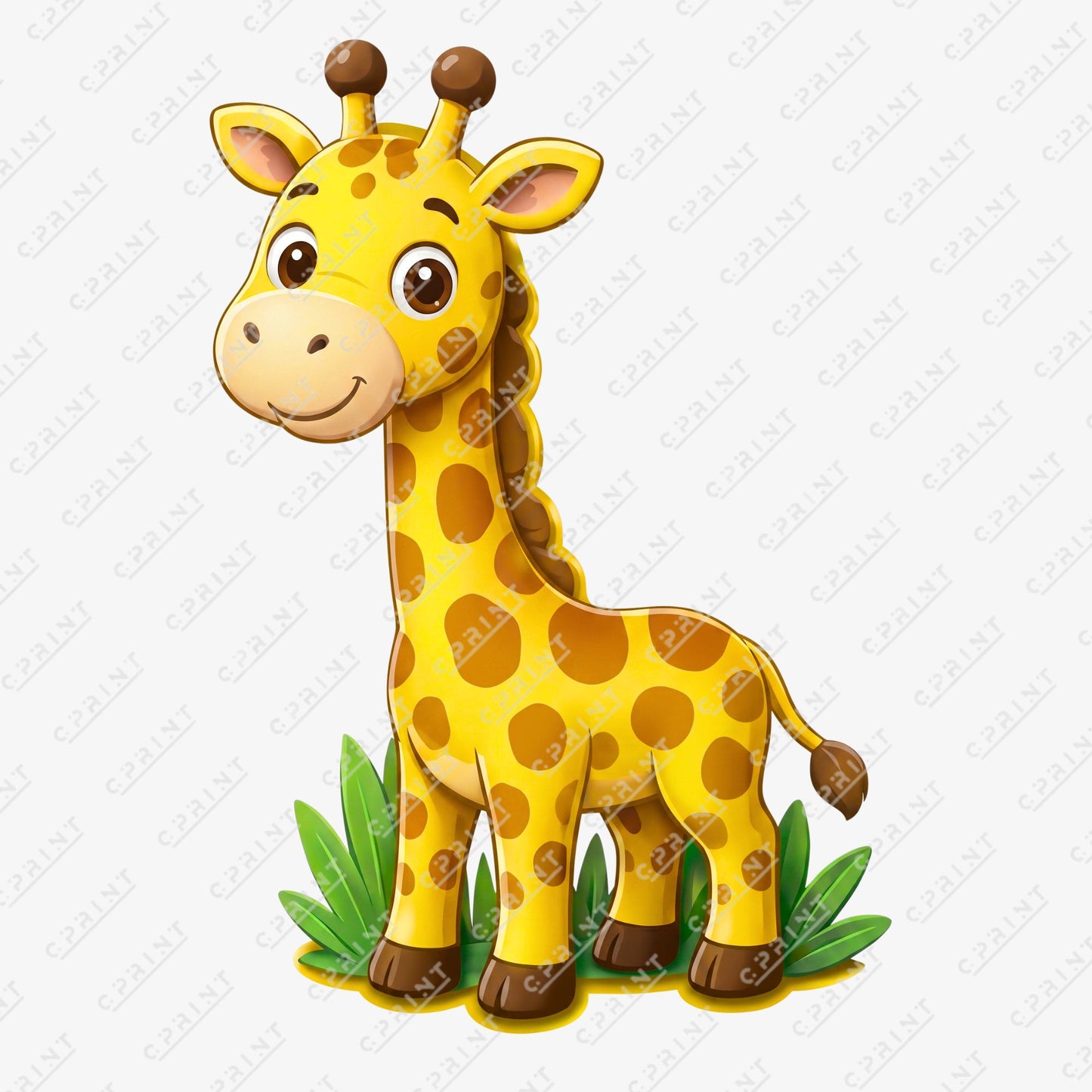 Safari Adventure Giraffe Custom Character Cut-Out