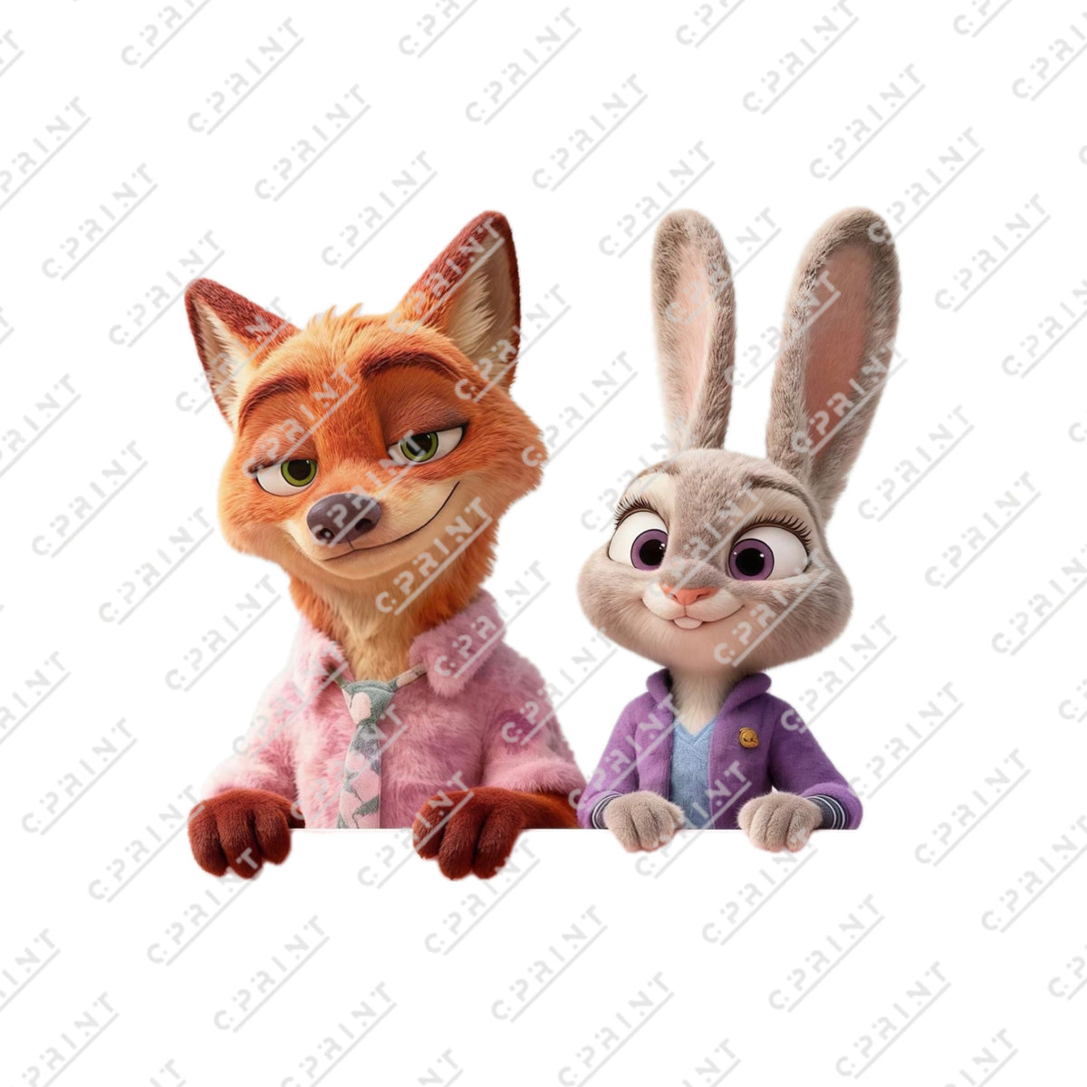 Zootopia Character Cutouts