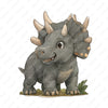 Dino Adventure Triceratops Custom Character Cut-Out