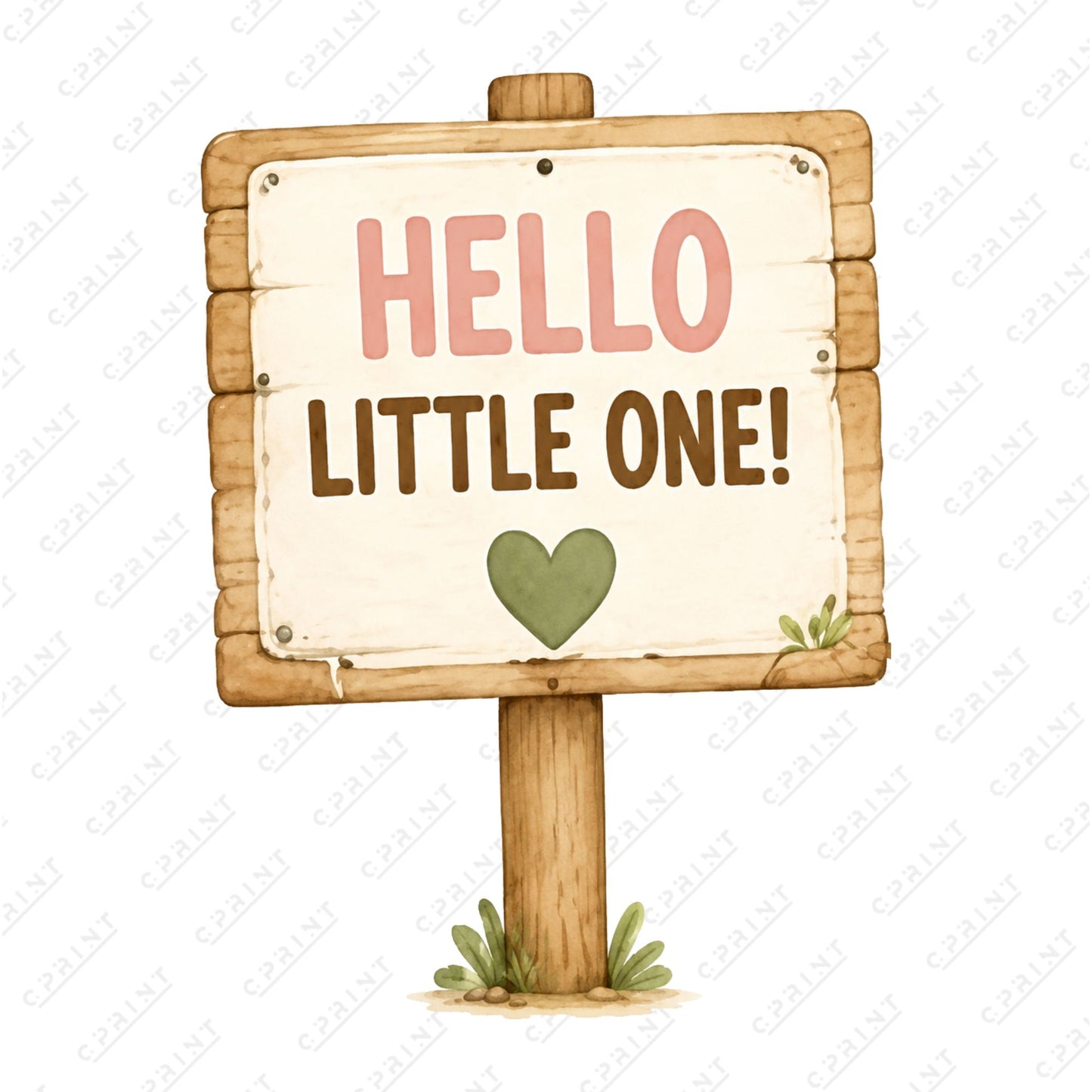 Teddy Bear Picnic “Hello” sign