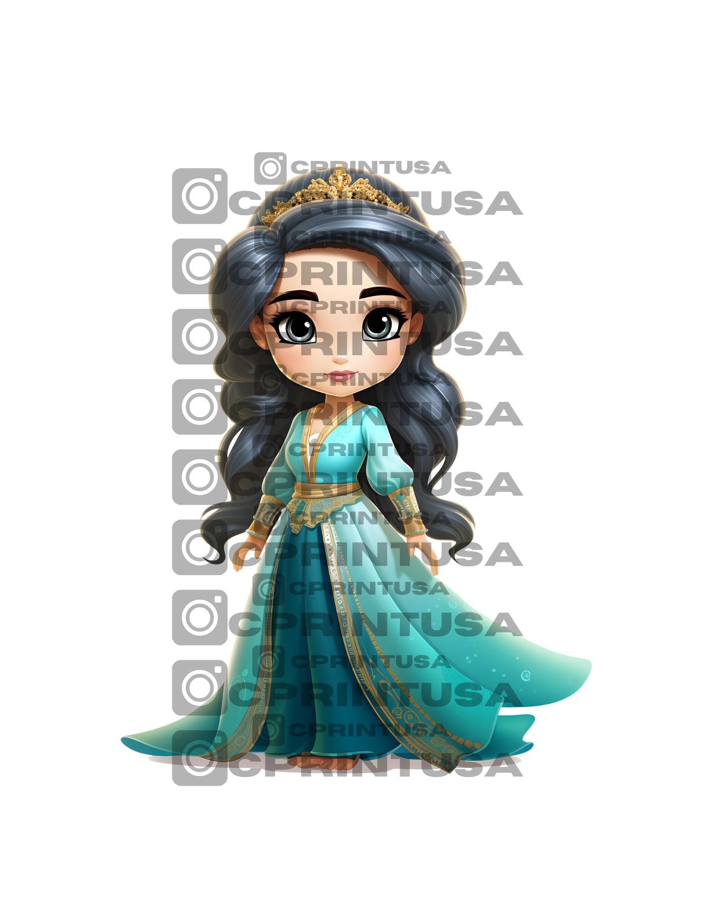 ANIMATED PRINCESS CUT OUT - C Print USA