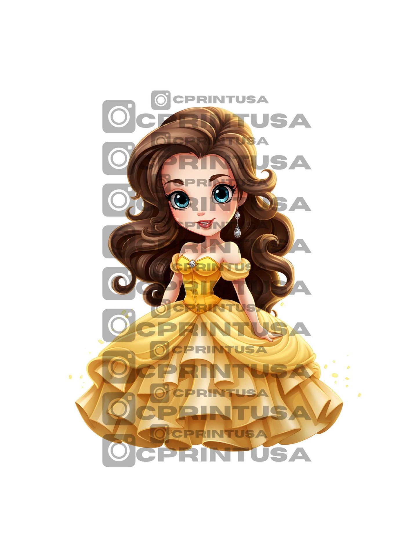 ANIMATED PRINCESS CUT OUT - C Print USA