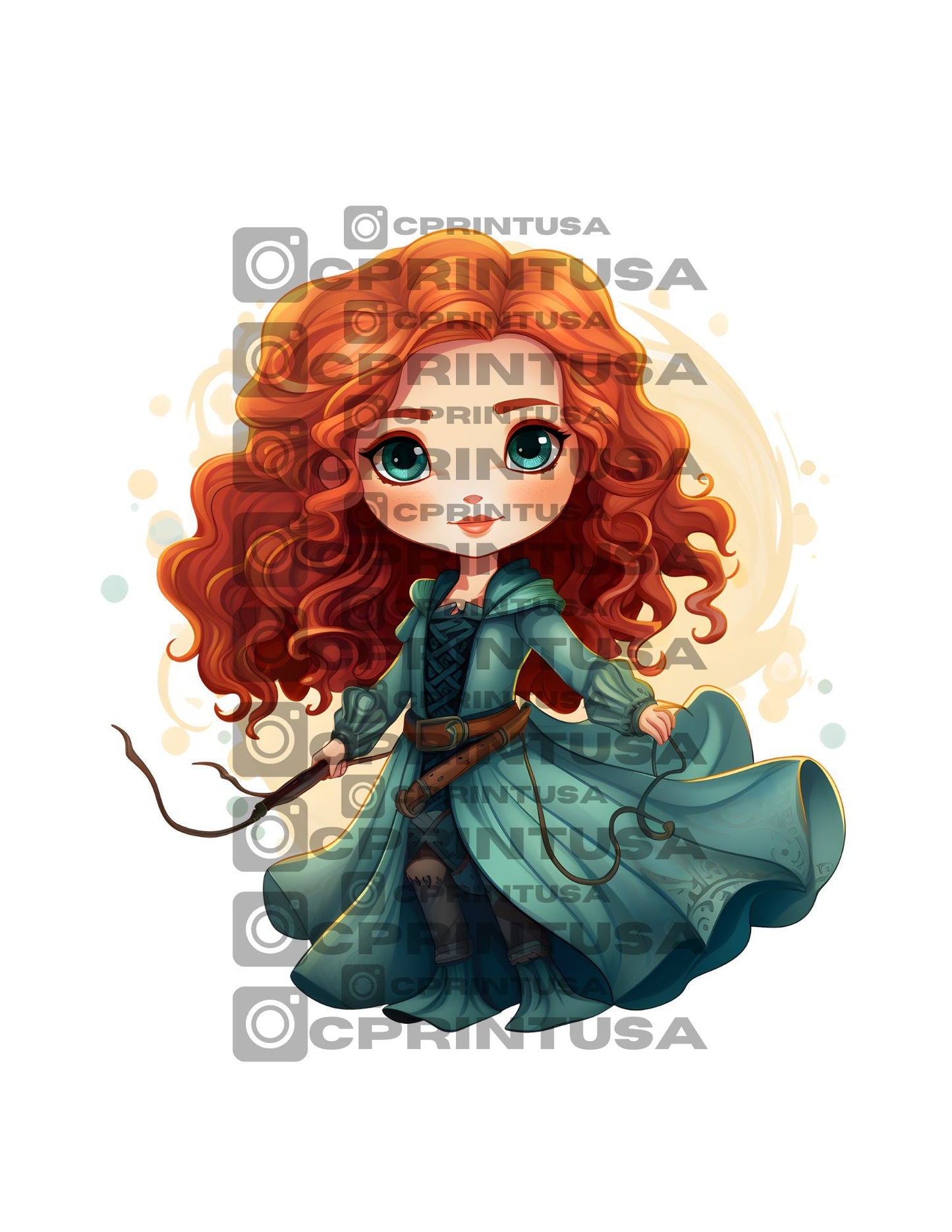ANIMATED PRINCESS CUT OUT - C Print USA