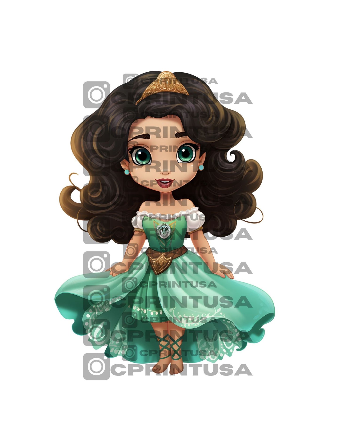 ANIMATED PRINCESS CUT OUT - C Print USA