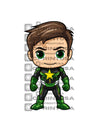 ANIMATED SUPERHEROES CUT OUT - C Print USA