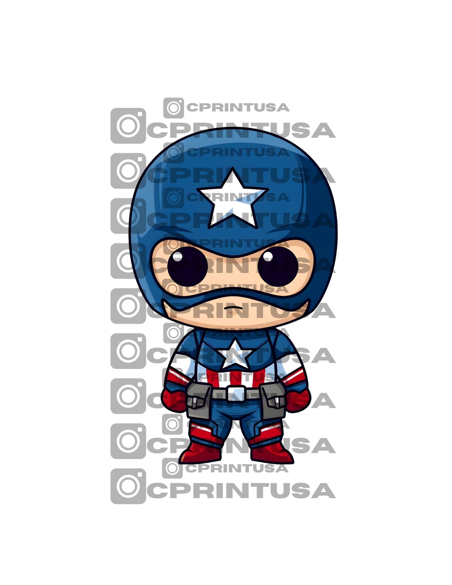 ANIMATED SUPERHEROES CUT OUT - C Print USA