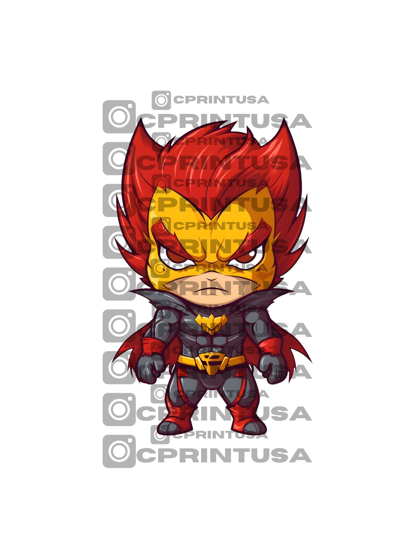 ANIMATED SUPERHEROES CUT OUT - C Print USA