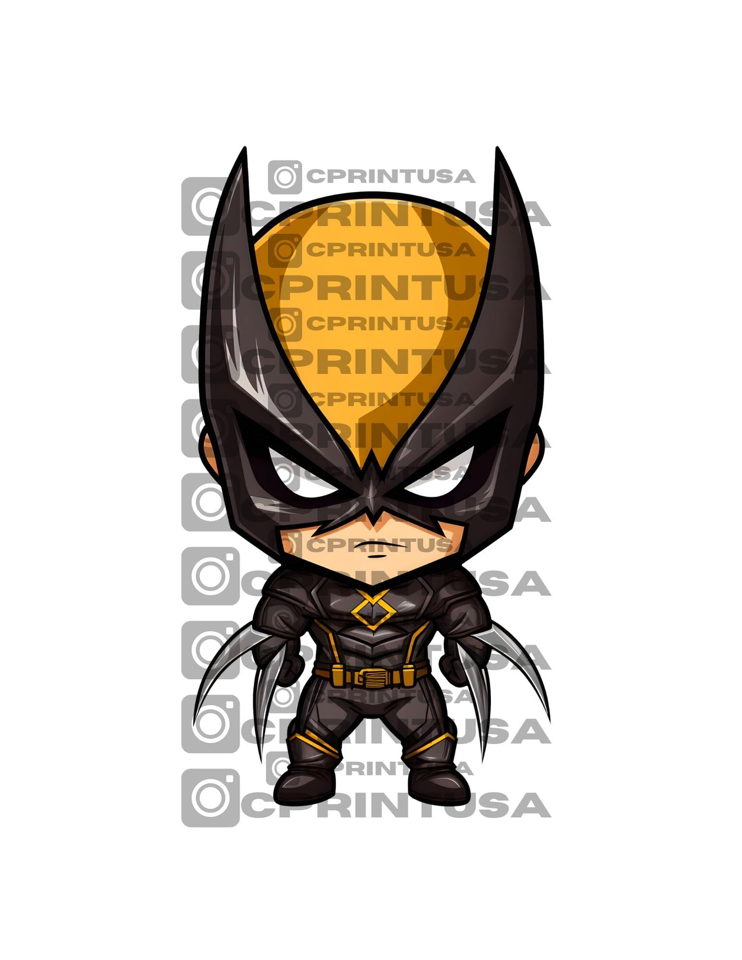 ANIMATED SUPERHEROES CUT OUT - C Print USA