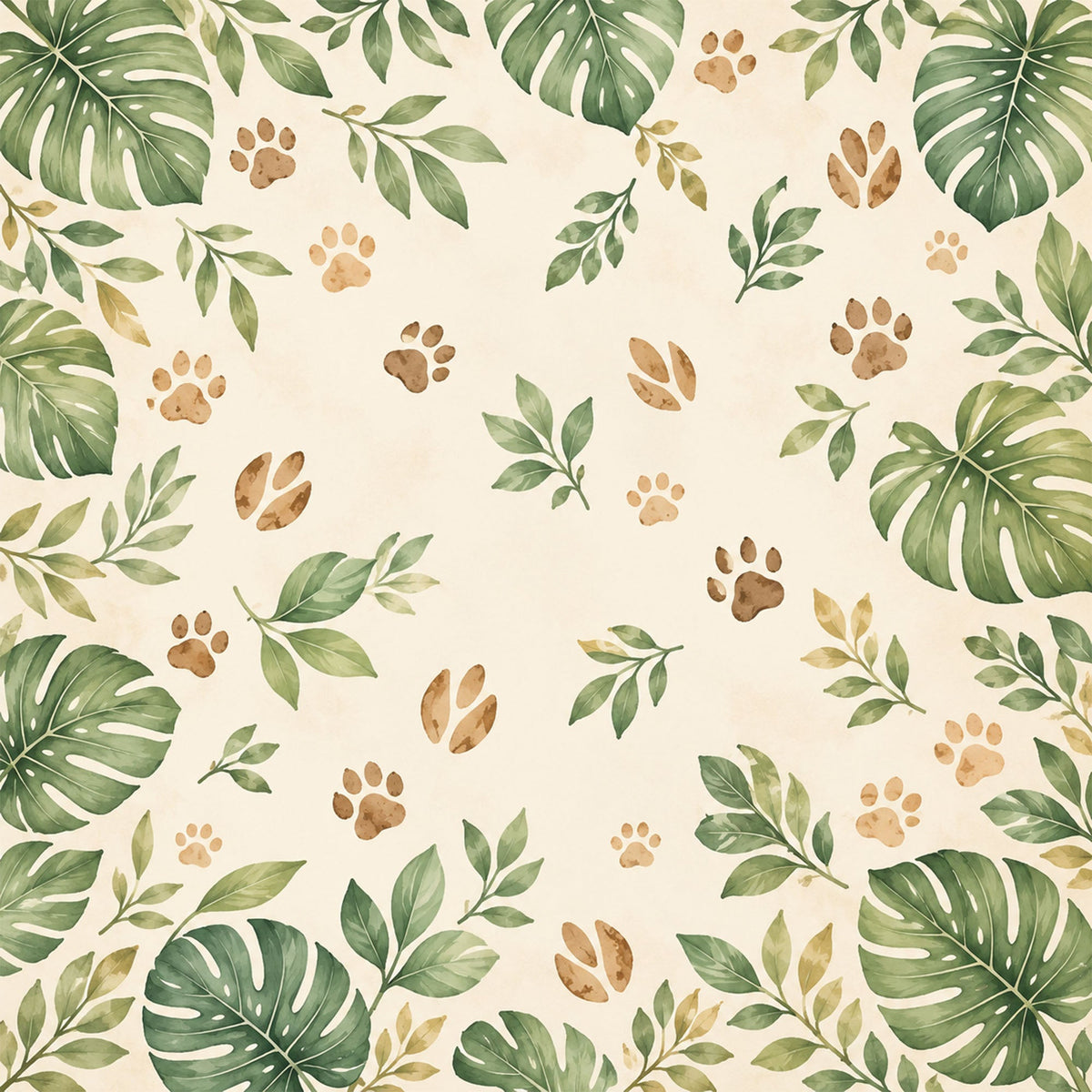 Baby Safari Printed Party Floor Decals for Event - C Print USA