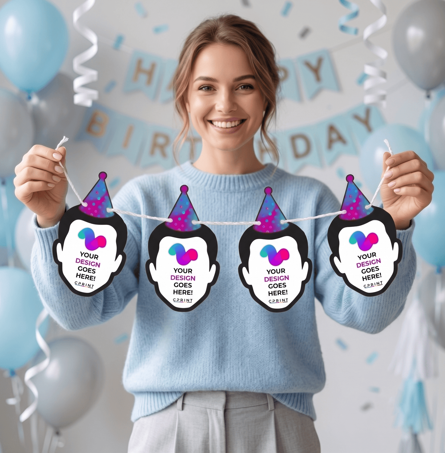 Big Head Garland - C Print USA