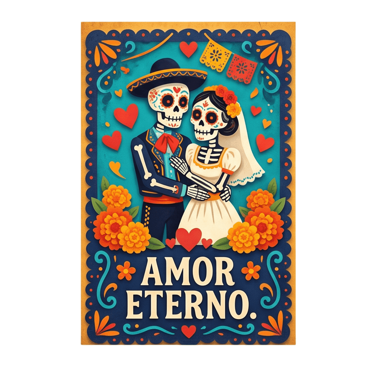 Día de los muertos Backdrop - C Print USA