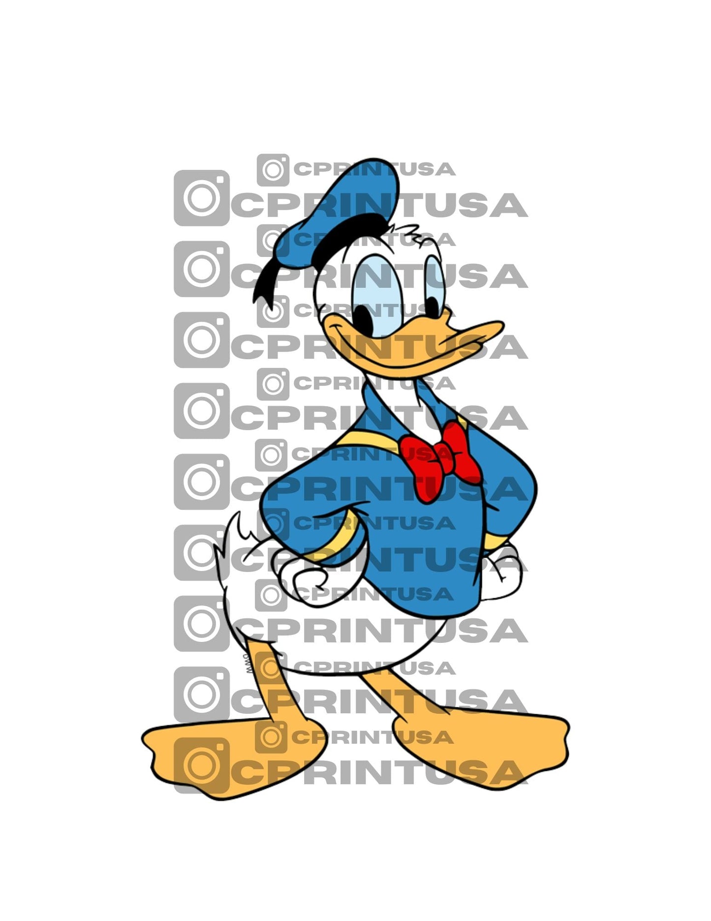 DONALD DUCK CUT OUT - C Print USA