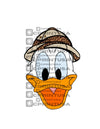 DONALD DUCK SAFARI CUT OUT - C Print USA