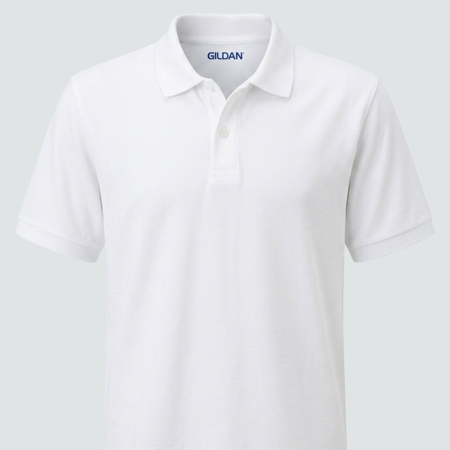 Gildan Softstyle Polo - White - embroidery - C Print USA
