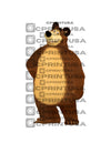 MASHA AND THE BEAR CUT OUT - C Print USA