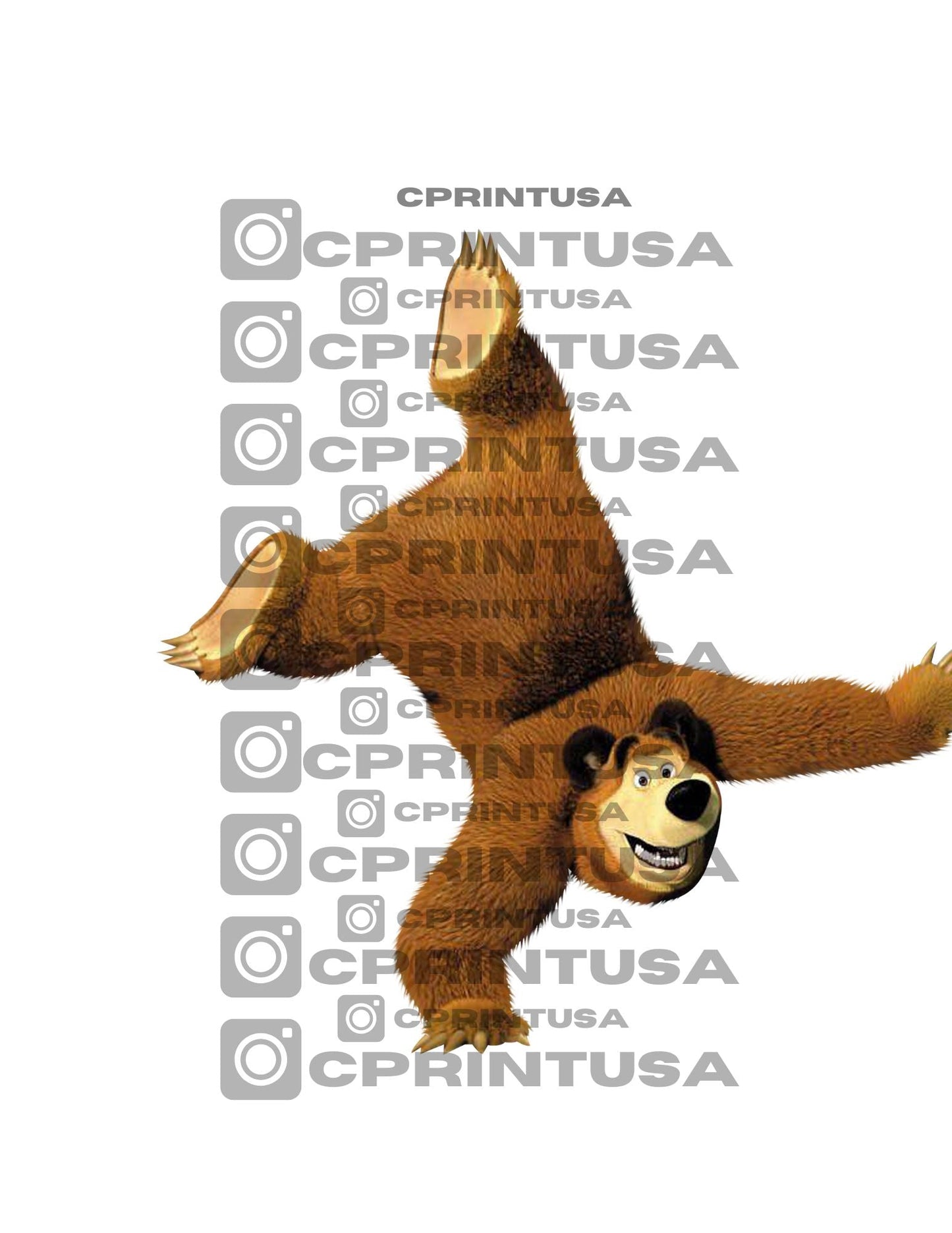 MASHA AND THE BEAR CUT OUT - C Print USA