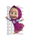 MASHA AND THE BEAR CUT OUT - C Print USA
