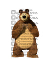 MASHA AND THE BEAR CUT OUT - C Print USA
