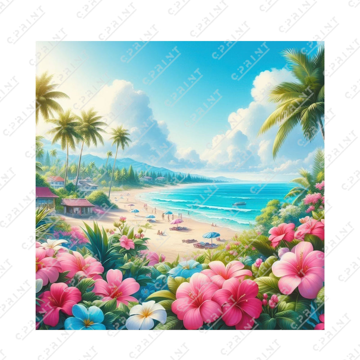 Moana Ocean Adventure Photo Background - C Print USA