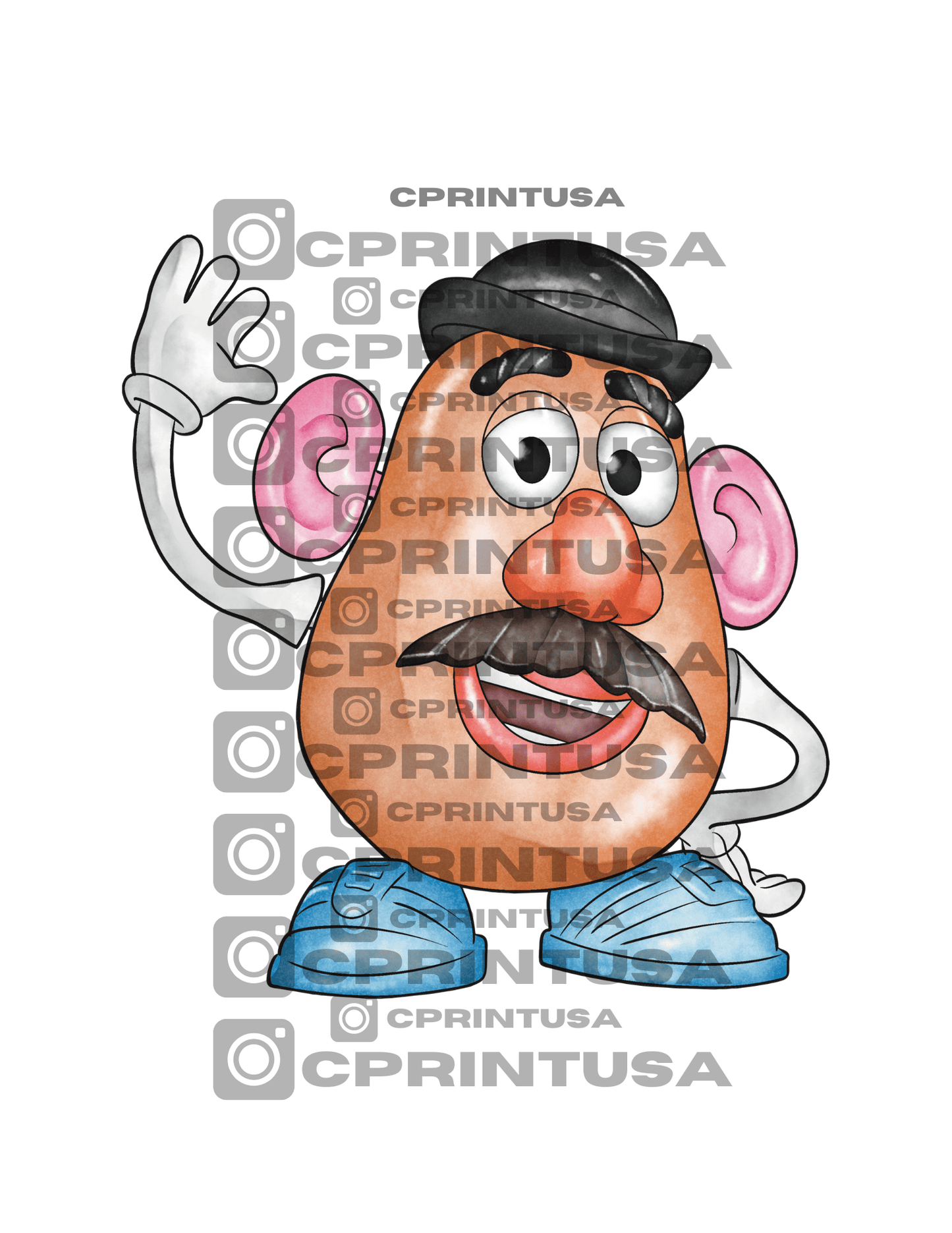 MR. POTATOE WATERCOLOR TOY STORY CUT OUT - C Print USA