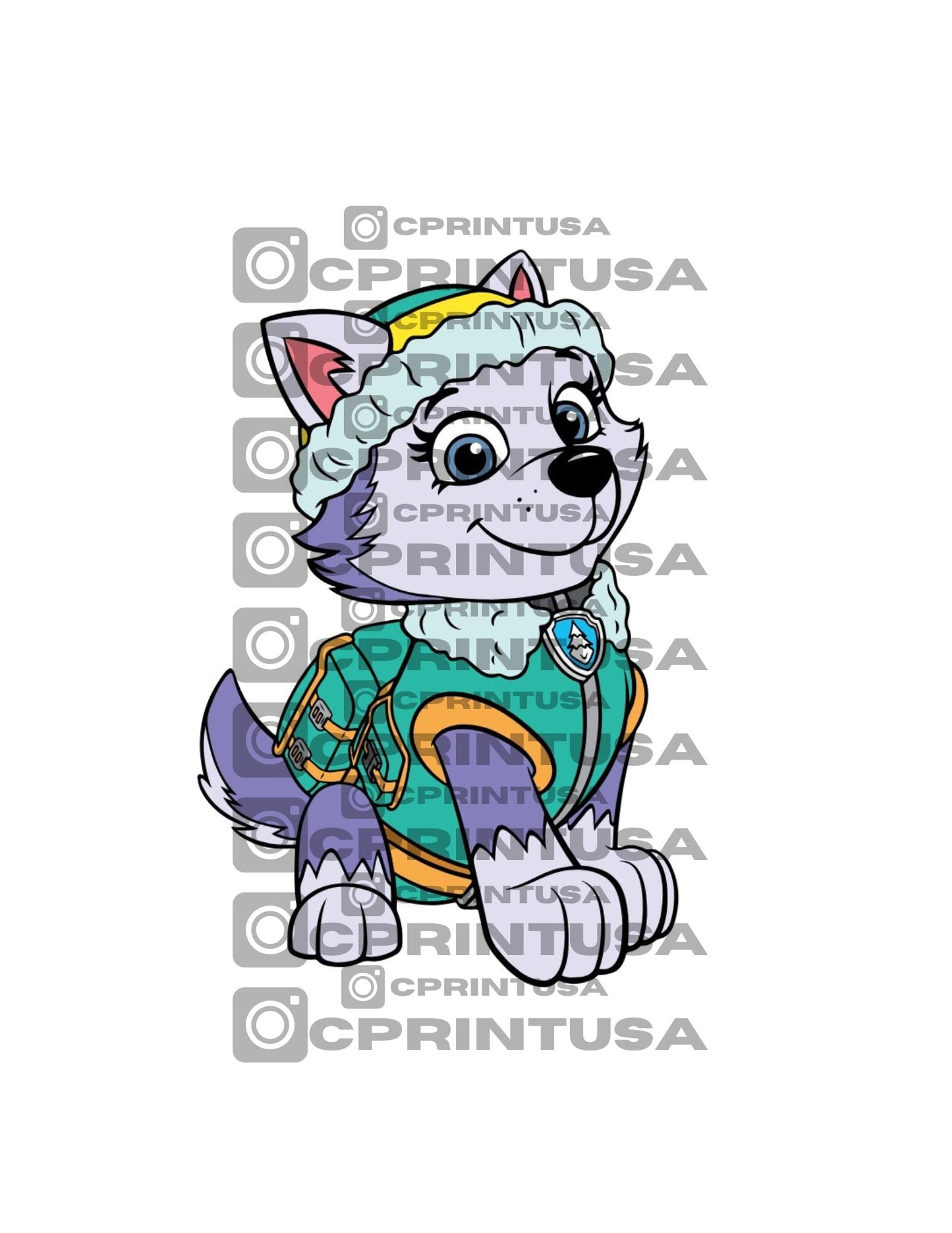 PAW PATROL EVEREST 2 CUT OUT - C Print USA