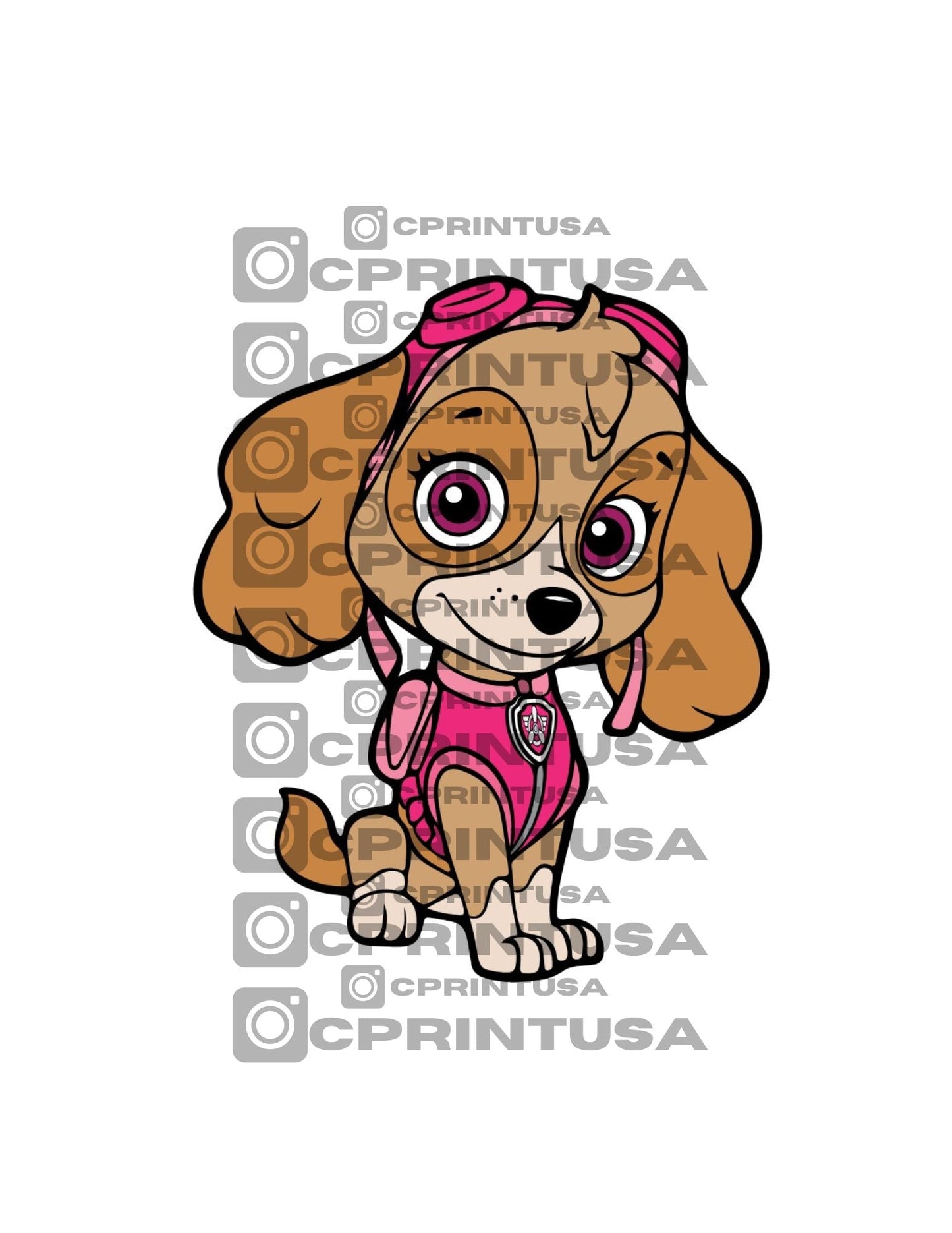 PAW PATROL SKYE 3 CUT OUT - C Print USA