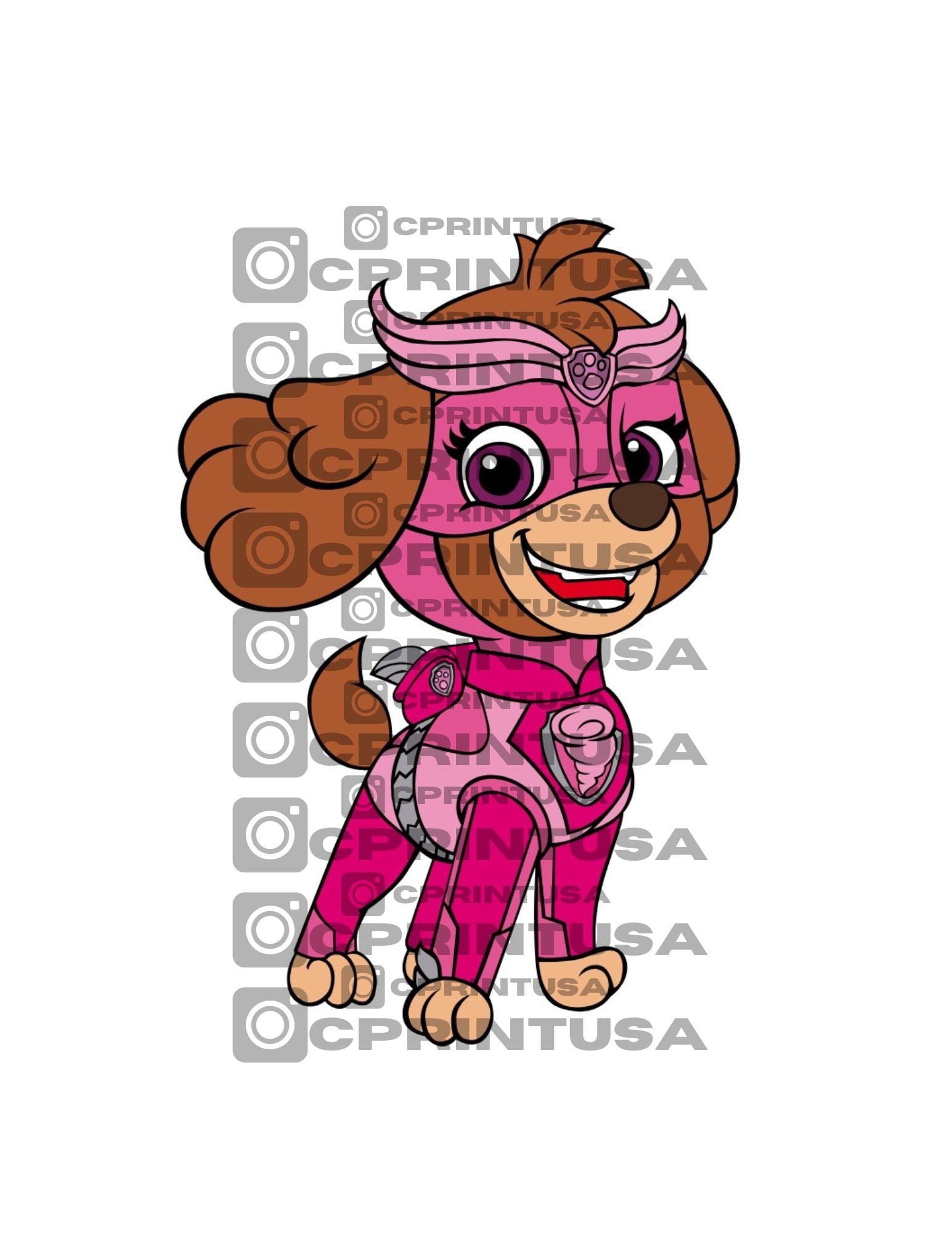 PAW PATROL SKYE COSTUME 1 CUT OUT - C Print USA
