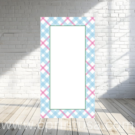 Pink & Blue Frame Backdrops by theme - C Print USA