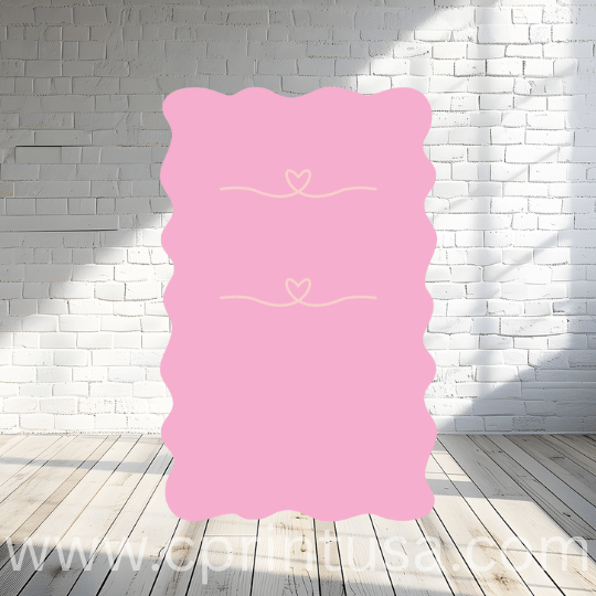 Pink Shape Backdrop by theme - C Print USA