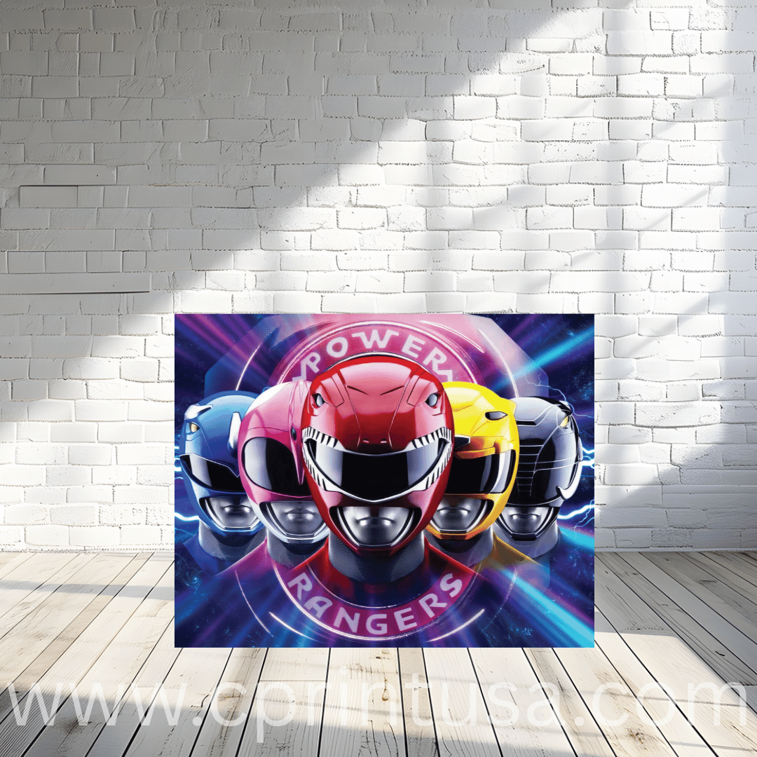 Power Rangers Backdrop by theme - C Print USA