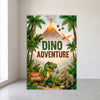 Dino Adventure Dinosaur Birthday Party Backdrop # 1
