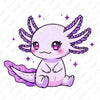 Purple Axolotl Cutout 1 - C Print USA