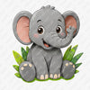 Safari Adventure Elephant Custom Character Cut-Out - C Print USA