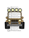 SAFARI JEEP CUT OUT - C Print USA