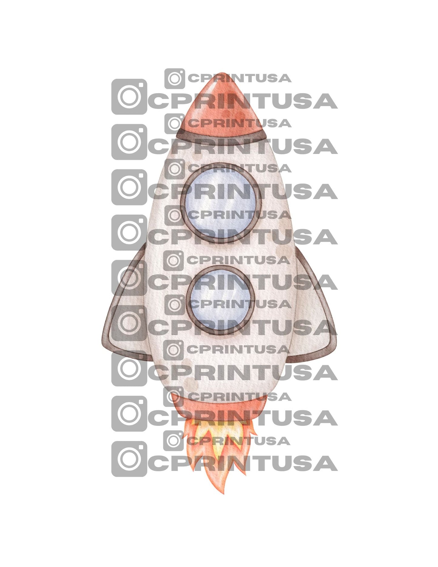 SPACE (WATERCOLOR) CUT OUT - C Print USA