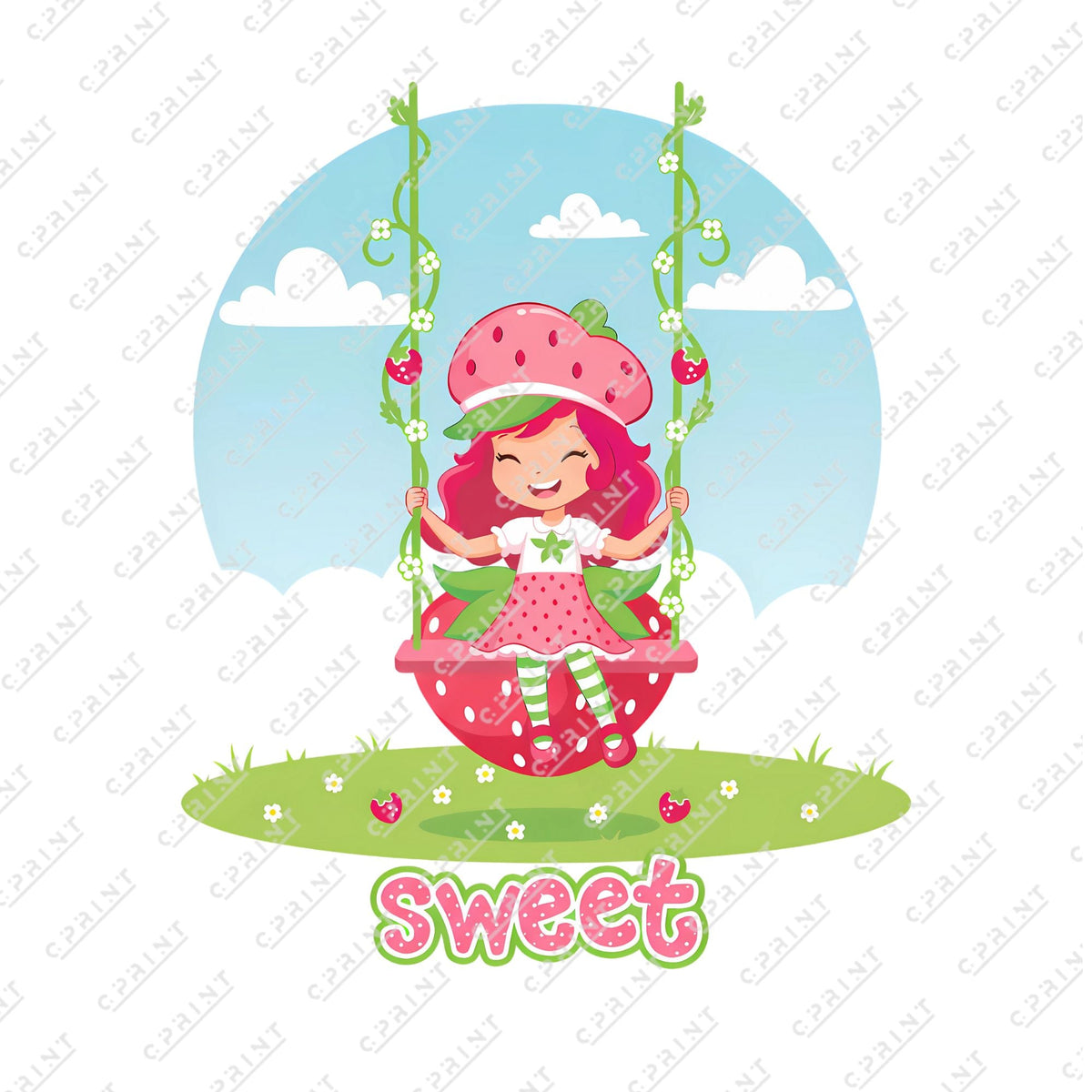 Strawberry Girl Character Standee Cutout - C Print USA