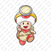 SUPER MARIO GALAXY - FRONT TOAD CHARACTER - C Print USA
