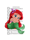 THE LITTLE MERMAID CUT OUT - C Print USA