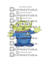 TOY STORY ALIEN WATERCOLOR CUT OUT - C Print USA