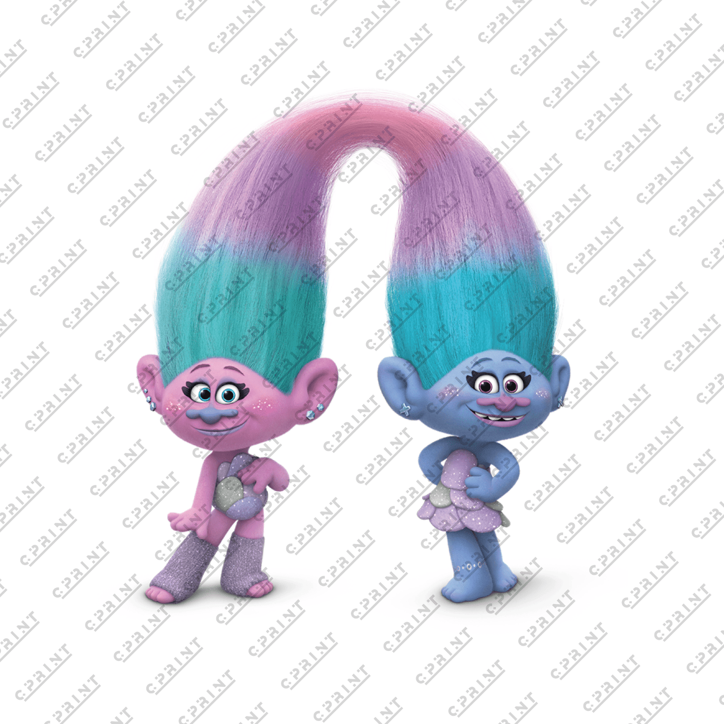 Trolls Character Chenille - C Print USA