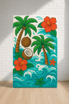 Tropical Coconuts Backdrop by Theme - C Print USA