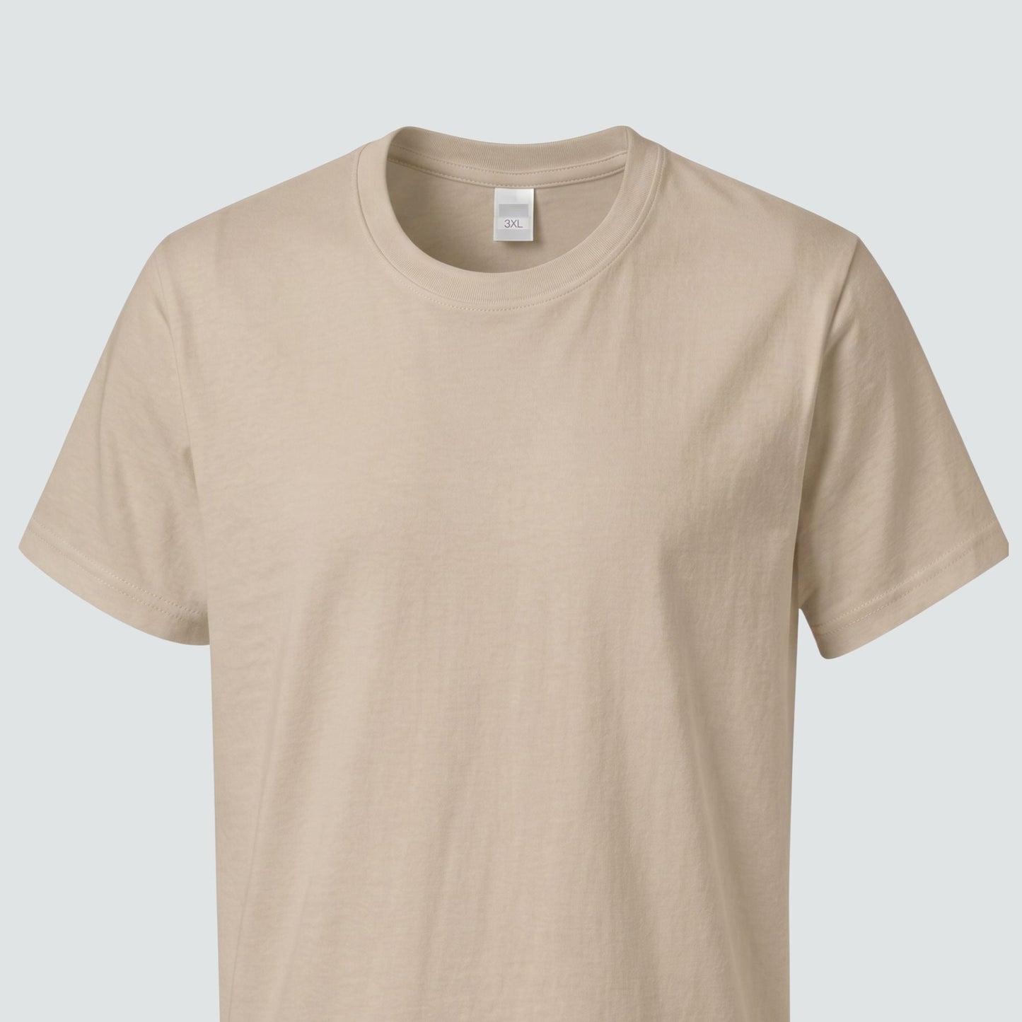 Tultex Unisex Fine Jersey T- Shirt -Sand - embroidery - C Print USA