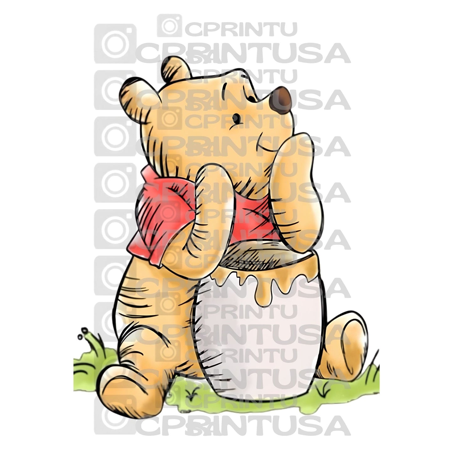 WINNIE POOH IMAGE 7 CUT OUT - C Print USA