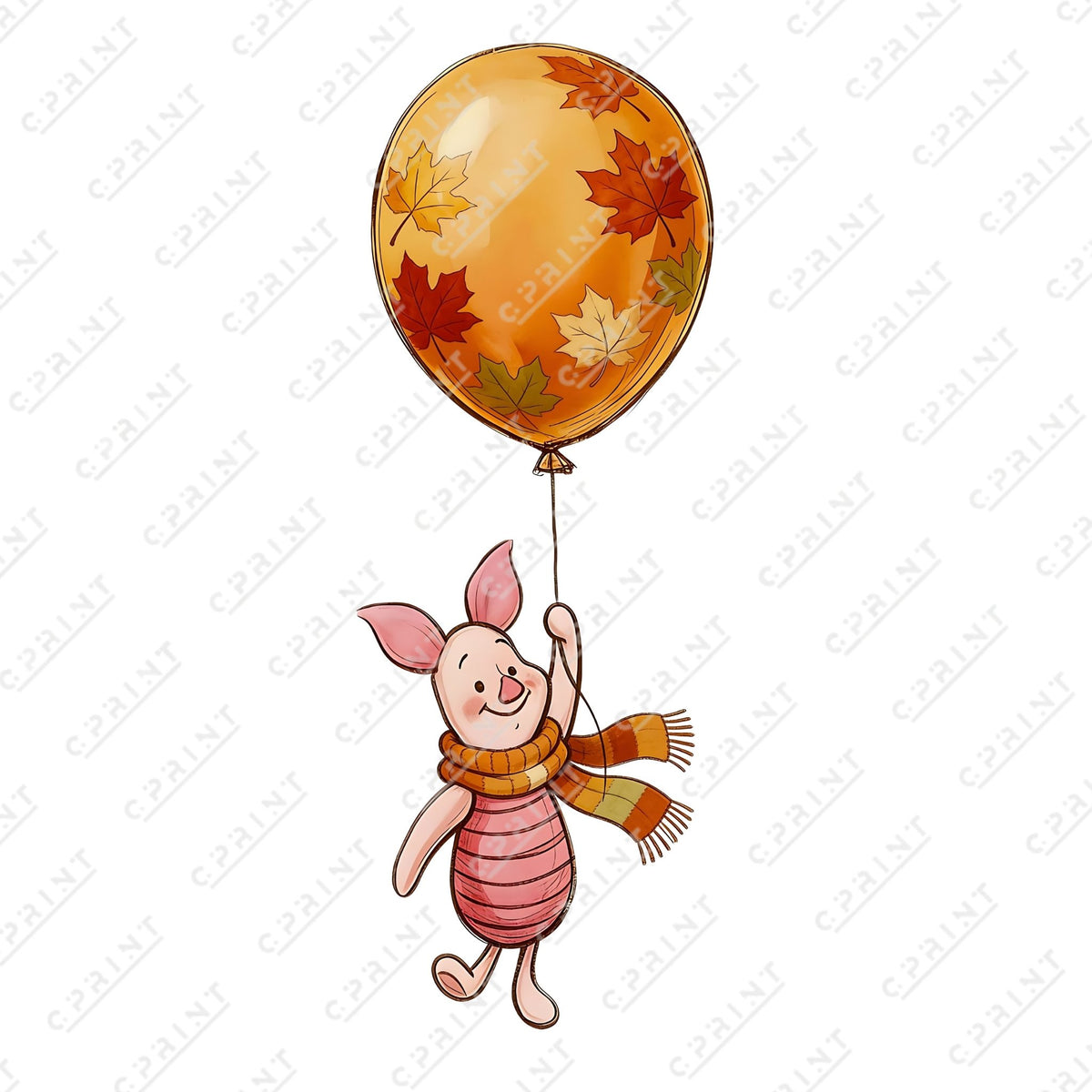 WINNIE POOH PIGLET CUTOUT - C Print USA